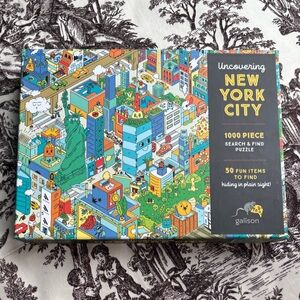 Galison puzzle. Uncovering New York City. 1000 pieces.